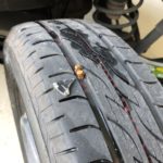 タイヤ整備　パンク修理
